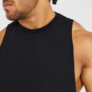 Camisetas de gimnasio para hombre, camisetas sin mangas, ropa deportiva, logotipo personalizado de alta calidad, camiseta sin mangas de sublimación al por mayor, algodón suave - Product Image 3