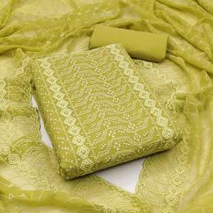 Robe en georgette de créateur pour adultes Salwar Kameez Suit Ethnic Indian Pakistanais Fashion Wedding and Party Wear - Product Image 4