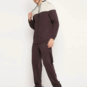 Ensemble de survêtement unisexe en tissu polaire technique, coupe ajustée pour homme, vêtements de jogging d'hiver avec logo personnalisé, option taille plus - Product Image 2