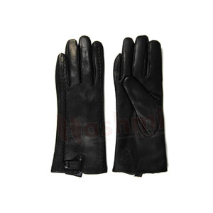 Gants de conduite d'hiver en cuir de vachette de qualité supérieure pour femmes Taille personnalisée Style uni à la mode pour le ski en plein air et les voyages de fête - Product Image 4