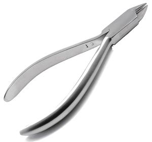Pince orthodontique manuelle Astrin à trois pointes en acier inoxydable chirurgical, instrument de pliage et de façonnage de fils dentaires, certifiée MOL - Product Image 3
