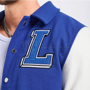 Chaqueta Letterman de diseño nuevo, color personalizado, para hombre, ropa de calle, chaqueta Letterman cálida para hombre - Product Image 6