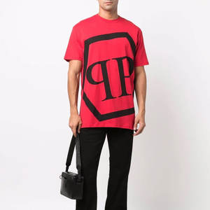 T-shirt de rue pour hommes personnalisé vêtements rétro surdimensionné lourd en vrac été à manches courtes respirant coton T-shirt en vrac - Product Image 2