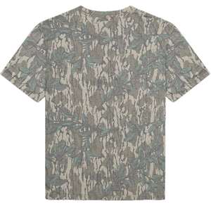 Camisas de Pesca Personalizadas, Resistentes al Encogimiento, Transpirables, Cómodas, de Material Elástico, Camuflaje Deslavado, Estilo Vintage, Manga Corta, para Caza - Product Image 2