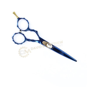 Tijeras de corte de pelo de peluquero de acero inoxidable japonés profesional de alta calidad VG10 herramienta de belleza de salón recto personalizado Sharp - Product Image 6