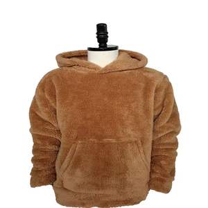 Sudadera con capucha de lana de invierno más vendida Patrón de impresión Suministro OEM Bolsillo de sudadera de tela pesada - Product Image 3