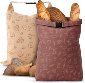 Sacs à <span class=keywords><strong>pain</strong></span> en cire d'abeille réutilisables pour pains artisanaux, écologiques, lavables et durables, sacs de conservation réutilisables - Product Image 1