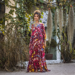 Hand Tie Dye <b>Kaftan</b> Simple Dress Stylish Elegant Holiday Dress Evening Dress Loose Fit Daily Party Vacation Dinner Women <b>Kaftan</b> - Product Image 3