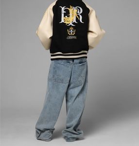 Chaqueta Universitaria de Lana para Hombre, Estilo Bomber, con Parches de Béisbol, Bordado de Chenilla Personalizado con Logotipo Escolar o Universitario - Product Image 6