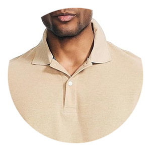 Última tendencia transpirable 100% algodón polos para hombres verano Multicolor costura manga larga solapa Polo camiseta - Product Image 6