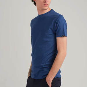 Camiseta Azul Rey para Hombre, Mezcla Triple - Product Image 2