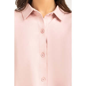 Relax Fit WM-KTP-WS25-120 Blusa informal de popelina con diseño sencillo - Product Image 2