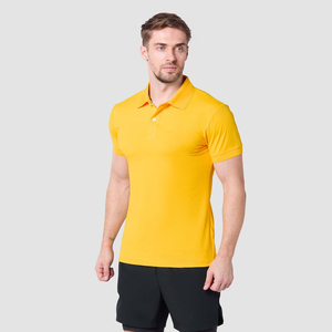 Verano Casual manga corta de punto Piqué Polo uniformes camisas camiseta logotipo personalizado bordado impresión para hombres y mujeres - Product Image 5