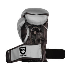 Customizable Comfortable Leather Boxing Gloves with Laced Wrist Professional <b>Martial</b> <b>Arts</b> Training <b>Equipment</b> on Sale - Product Image 3