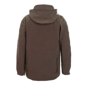 Logo personnalisé Nouvelle veste de travail d'extérieur en tissu imperméable molletonné de polyester coupe-vent souple pour hommes - Product Image 2