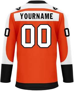 Vente en gros sur mesure unisexe de haute qualité confortable séchage rapide respirant 100% polyester ensemble d'uniformes de hockey sur glace à vendre - Product Image 1