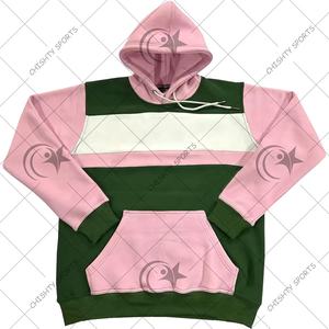 Sudadera con capucha de lana de dos tonos de nuevo estilo con bolsillo frontal Sudadera con capucha unisex para hombres y mujeres - Product Image 4