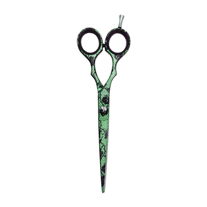 Tijeras de corte de pelo de alta calidad, tijeras de corte de pelo de peluquero de acero metálico con cuchillas rectas afiladas, tijeras de peluquería de 6,0" - Product Image 3