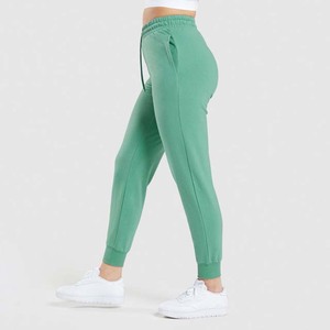 Wholesale Custom Mid Waist Women's Jogger Sweatpants Fleece Winter Streetwear Customized Logo Casual Cargo Style Pants Trousers - Product Image 2