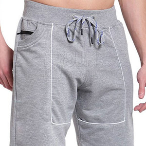 Shorts pour homme en coton 100% doux au toucher, avec des caractéristiques de séchage rapide et respirantes, motif uni, style décontracté, fermeture à cordon - Product Image 6