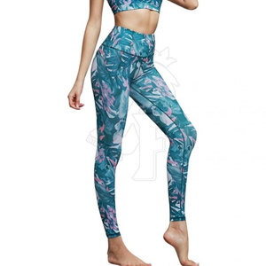 ชุดโยคะพิมพ์ลายสำหรับผู้หญิงน้ำหนักเบาผสมผสานแฟชั่นและฟังก์ชั่นเหมาะสำหรับโยคะฟิตเนสและชุดลำลอง - Product Image 3