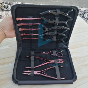 Pinces crocodiles de coiffure avec outils et accessoires de salon de coiffure en couleur plasma or rose étiquetage de marque personnalisé disponible - Product Image 3