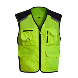 Factory Wholesale Customization Multi-pocket <b>Man</b> Work Cargo Photographer Black Mesh Utility Windproof Outdoor Fishing <b>Men's</b> <b>Vest</b> - Product Image 4