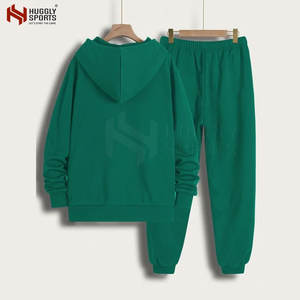 Survêtements avec logo personnalisé de qualité supérieure pour hommes Style unique Motif solide 100% coton Tendance Mode hivernale au prix d'usine - Product Image 2