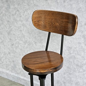 Tabouret de bar en fer de style industriel réglable en hauteur pour cuisine, bar à domicile, clubs - Product Image 5