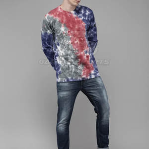 Sudadera con tinte de corbata para hombre, jersey de ajuste extragrande con patrón de color retro atrevido, perfecto para la moda callejera juvenil - Product Image 5