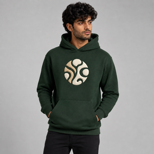 Sudadera con Capucha de Alta Calidad para Hombre con Estampado en Relieve, Tela Cómoda y Estilo Moderno para Uso Urbano Informal - Product Image 5