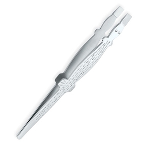 Meilleure vente en gros pince à sourcils en acier inoxydable solide pince à sourcils à pointe droite inclinée avec 2 ans de garantie - Product Image 2