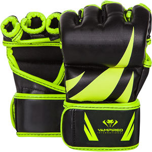 Vente en gros d'usine VAMPIREO Meilleur prix Gants de formation professionnelle Guantes MMA Gants d'impression personnalisés Gants de grappling personnalisés Vente à chaud - Product Image 1