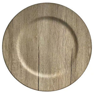 Plato de Madera de Acacia al por Mayor, Plato de Cena de Madera Maciza Natural Hecho a Mano, Plato para Servir para Decoración Elegante de Mesas - Product Image 5