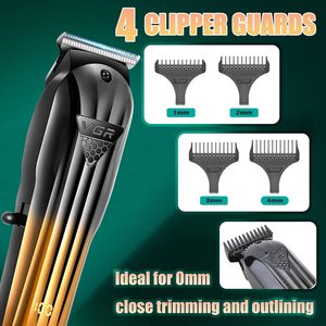 Kit de rasoirs électriques sans fil professionnels, tondeuse à cheveux pour barbier, lames en acier inoxydable, batterie rechargeable - Product Image 3