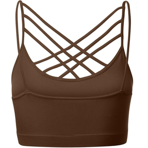 Sujetador deportivo único para correr Yoga de alta resistencia a prueba de golpes Push-Up Beautiful Back Sujetador deportivo ligero - Product Image 2