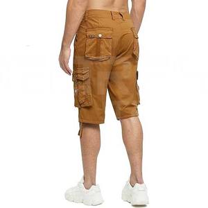 Pantalones cortos Cargo ligeros con múltiples bolsillos, ajuste holgado 3/4, pantalones largos Capri, ropa de calle elegante de diseñador, informales para hombres con estilo - Product Image 6
