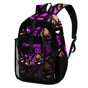 Sac à dos d'équipe décontracté pliable à fermeture éclair, personnalisable par sublimation, en velours côtelé, pour le sport, l'école et les voyages, fabriqué en usine OEM, SSB-0190 - Product Image 2