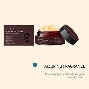 Crema Corporal con Aceites de Glicerina, Sándalo, Nuez Moscada y Cedro para Hombre, Aroma Duradero, Hidratante, 100g, Perla para Uso Facial - Product Image 5