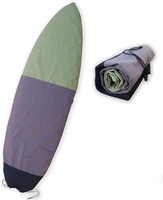 Sac de planche de surf en toile personnalisé avec housse en PVC Outils et accessoires de surf aquatiques sur le thème des lacs et des rivières