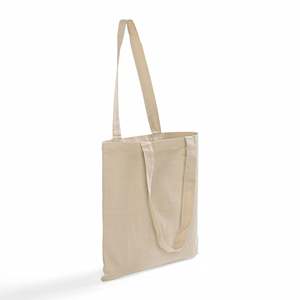 Medium Eco-Friendly Convention Canvas Tote Daily Use Drawstring <b>Bag</b> <b>Long</b> Screen Plain Beach Cooler <b>Bag</b> Fabric <b>Bag</b> Advertising - Product Image 6