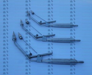 Pistolet de ligature par aspiration pour hémorroïdes, 3 pièces, incliné vers le bas, avec deux cônes pour hémorroïdectomie - Product Image 2