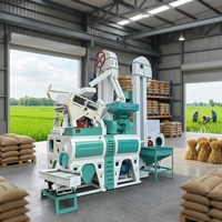 Machine à décortiquer le riz automatique Jinshunda, machine de traitement du paddy, usine de décorticage du riz