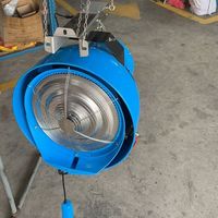 Système d'humidification agricole industriel à brumisation par ventilateur de plafond en acier inoxydable pour l'élimination de la poussière et le refroidissement des élevages avicoles OEM/ODM