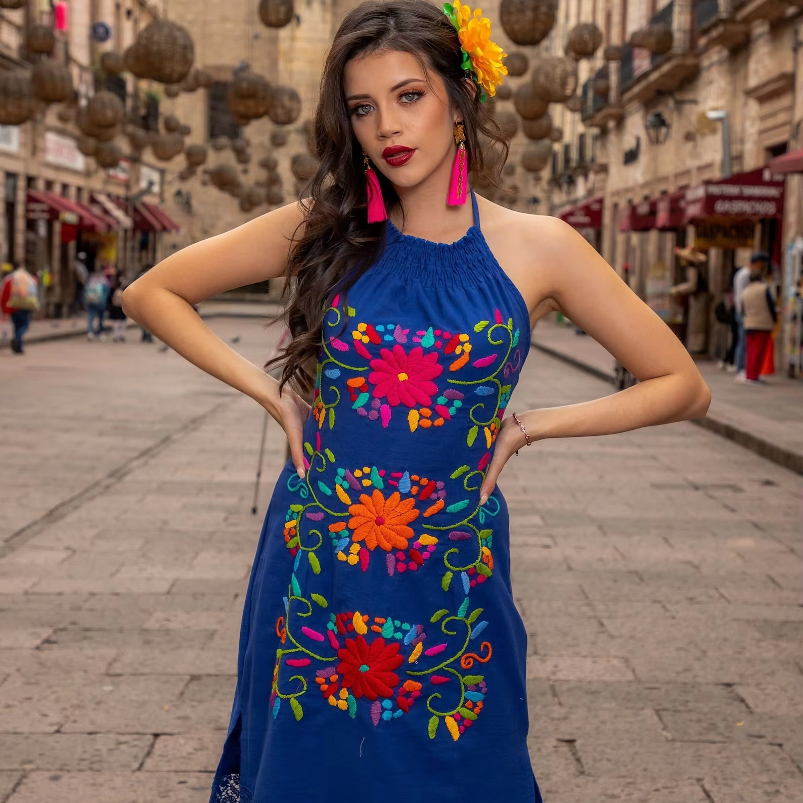 denim maxi dresses and skirts Harlow Tiered Skirt - FINAL SALE Medium | Women's Online Boutique | Boho Chic Style Material:Rubber sole The Sylvia Denim Maxi collection:glitterlakurs EVERPRETTY Teal Blue Pleated