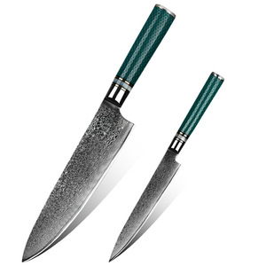 Venta al por mayor personalizado de alta calidad OEM ODM servicio profesional Premium Damasco acero cocina Chef cuchillo con mango de resina - Product Image 1