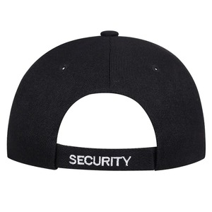100% algodón de alta calidad Venta caliente estilo de gorra de seguridad para hombre Super sombrero gorra de béisbol de guardia de seguridad con logotipo bordado - Product Image 5