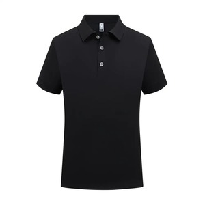 Sublimación en blanco Polo botón Up camisas hombres verano manga corta Camiseta cuello venta al por mayor Casual Polo camiseta para hombres - Product Image 6