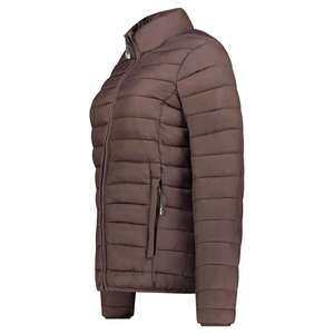 Veste matelassée chaude en tricot blanc 100 % polyester, nouvelle tendance automne/hiver 2026, vente en gros personnalisée pour femmes - Product Image 4