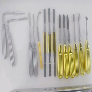 เครื่องยกคิ้วจมูกเกรด A + 15ชิ้นอุปกรณ์ศัลยกรรมพลาสติกโมลมอลทำจากสแตนเลสด้วยมือ - Product Image 1